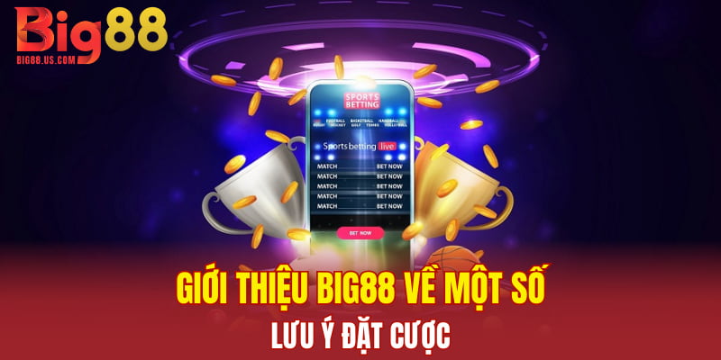 Giới thiệu Big88 về một số lưu ý đặt cược